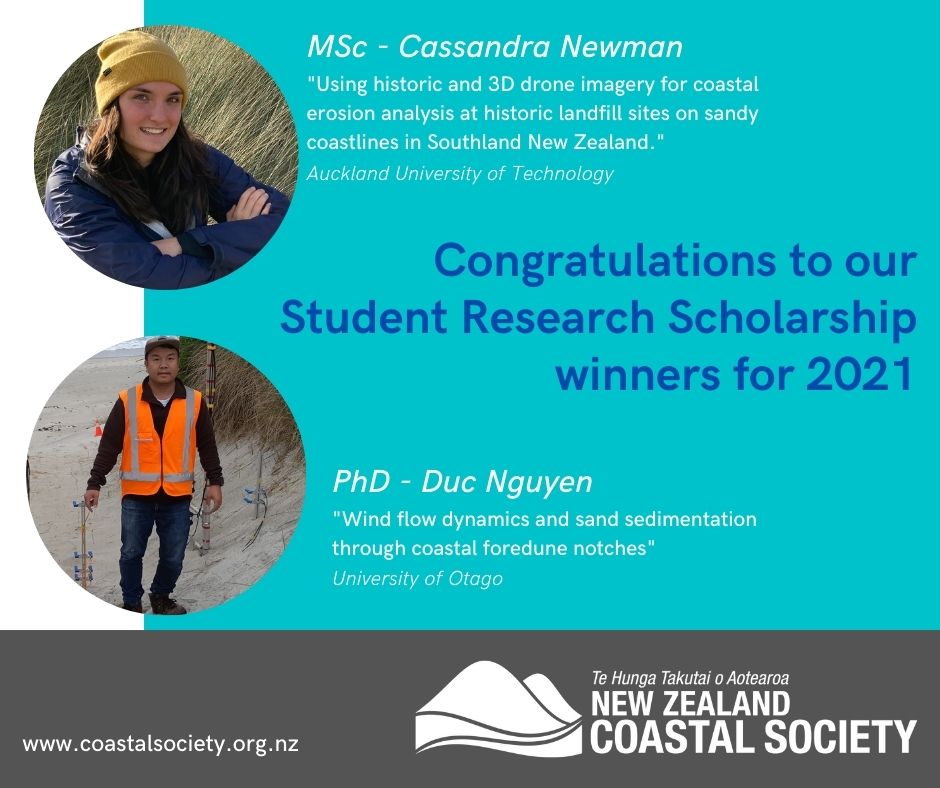 NZCS scholarship winners